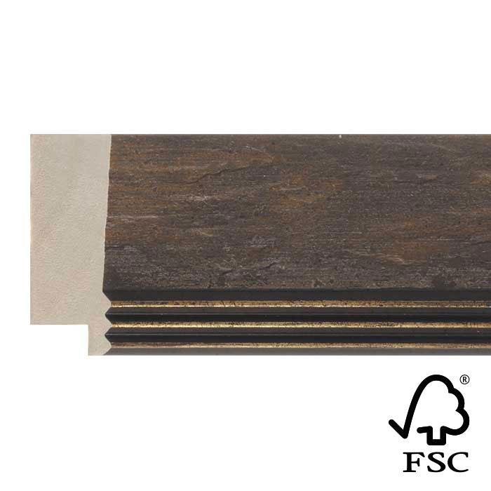 45x17mm Rustic Gold Luxe Aventino Flat FSC