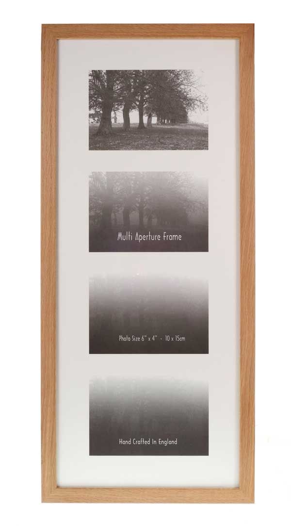 Multi Aperture Frames To Fit 4 Photo S Oak