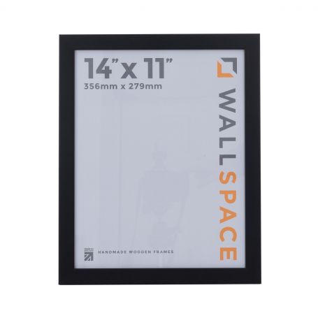 14" x 11" Photo Frame 25mm Black