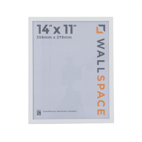 14" x 11" - 15mm Matt White Photo Frame