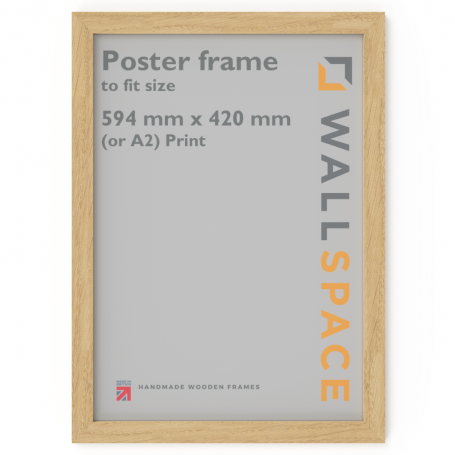 A2 Solid Oak Poster Frame