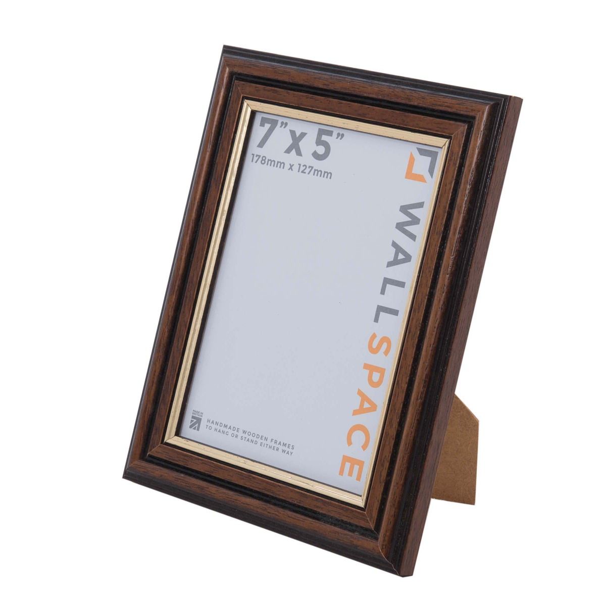 7 x 5 Traditional Brown Frame